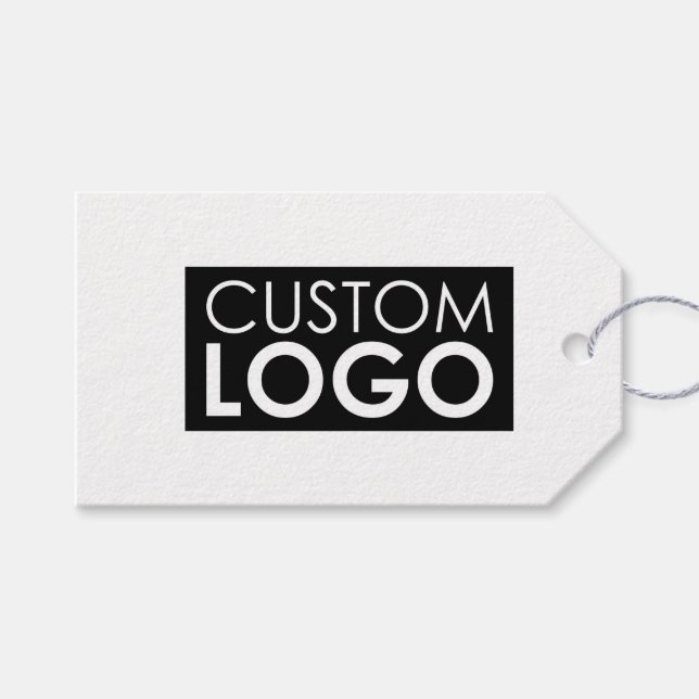 Business Logotyp hängning Märkre Cloting Swing Mär Presentetikett (Framsidan (Horisontell))