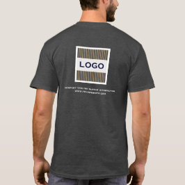 Business Logotyp Heather Grått T Shirt