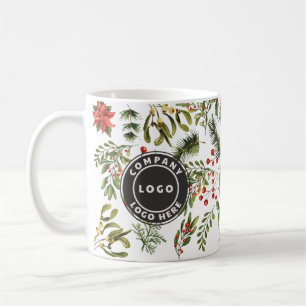 Business Logotyp jul Gräs Red Berries Botanique Kaffemugg