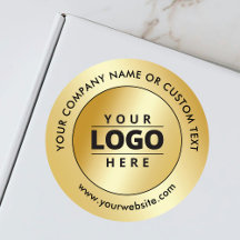 Business Logotyp Luxury Guld Promotional Shipping