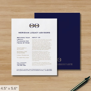 Business Logotyp Marknadsföring Flyer