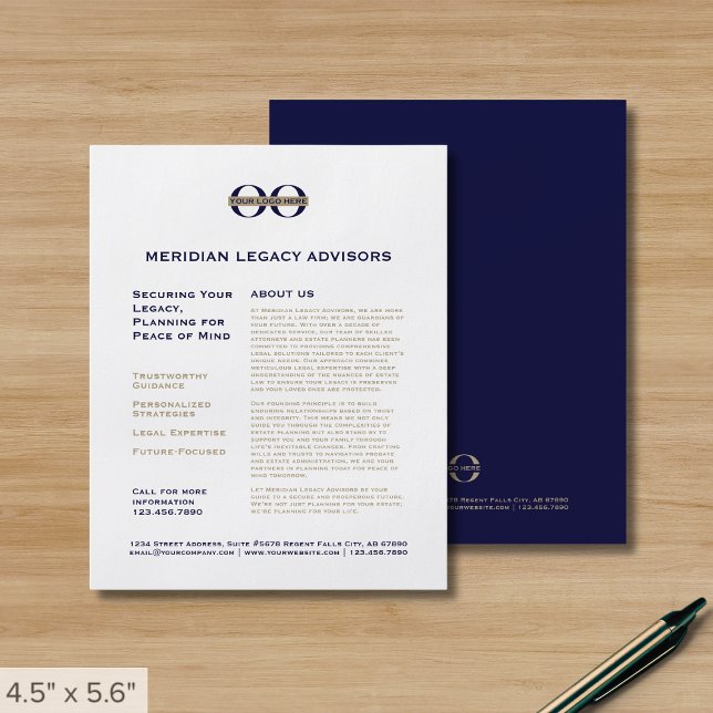 Business Logotyp Marknadsföring Flyer (Skapare uppladdad)