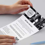 Business Logotyp - minimalistisk, enkel svart vit<br><div class="desc">Business Logotyp Minimalist Simple Black White Flyer</div>