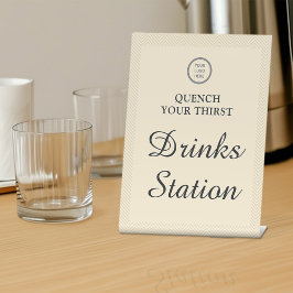 Business Logotyp Modern Chic Corporate Drinks Stat