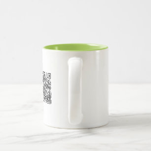 Business Logotyp Modern med QR-kod Mugg