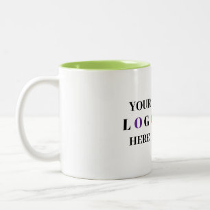 Business Logotyp Modern med QR-kod Mugg