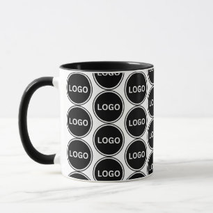 Business Logotyp Mönster Work Office Mugg
