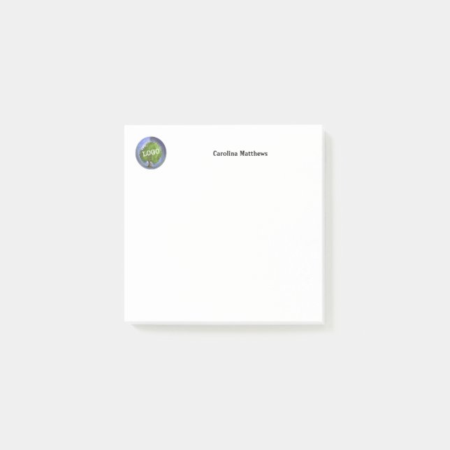 Business Logotyp Namn 3 x 3 Post-it Block (Framsida)