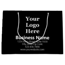 Business Logotyp Namn Black White Adress Mobil No.