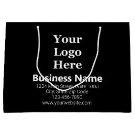 Business Logotyp Namn Black White Adress Mobil No.