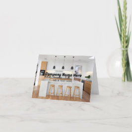 Business Logotyp Namn Company Promotional Photo Helgkort