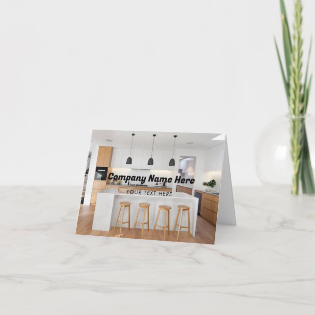 Business Logotyp Namn Company Promotional Photo Helgkort (Framsida)