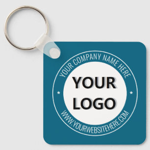 Business Logotyp Namn webbplats - säljfrämjande ny Nyckelring