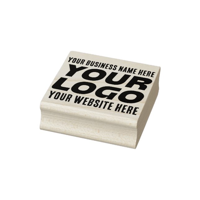 Business Logotyp, Namn, Webbplats, Slogan Stämpel (Stämpel)