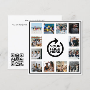 Business Logotyp och 12 QR-kodPersonlig för Phot Q