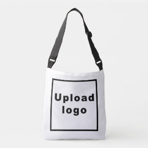Business Logotyp on White Crossbody Bag Axelväska