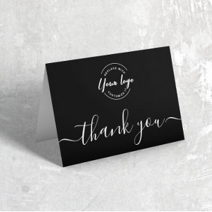 Business Logotyp Professionell Corporate White Scr Tack Kort