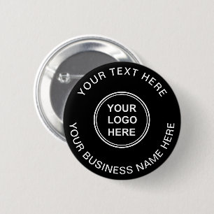 Business Logotyp Promoted Black Knapp