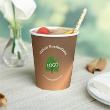 Business Logotyp Promotional Company Copper