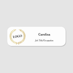 Business Logotyp Promotional Company Namnbricka