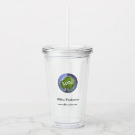 Business Logotyp Promotional Company Take Away Mugg