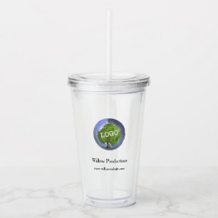 Business Logotyp Promotional Company Take Away Mugg