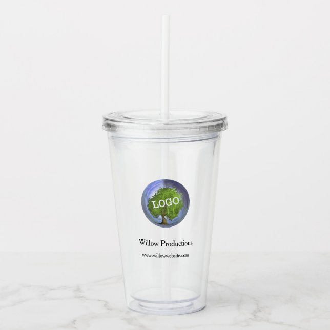 Business Logotyp Promotional Company Take Away Mugg (Framsida)