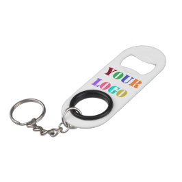 Business Logotyp Promotional Keychain Flaska-öppna Mini Flasköppnare