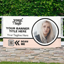 Business Logotyp QR-kod - Foton inomhus utomhus Ro