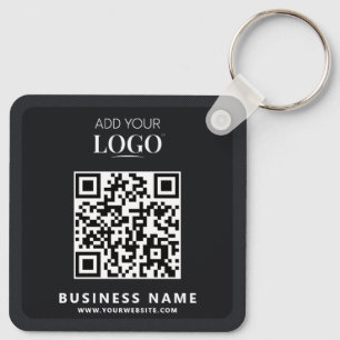 Business Logotyp Qr-kod - Främjande av modern svar Nyckelring