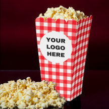 Business Logotyp Red & White Gingham Play