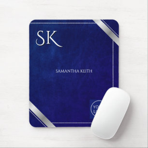 Business Logotyp Royal Blue Leather 2025 Anpassnin Musmatta