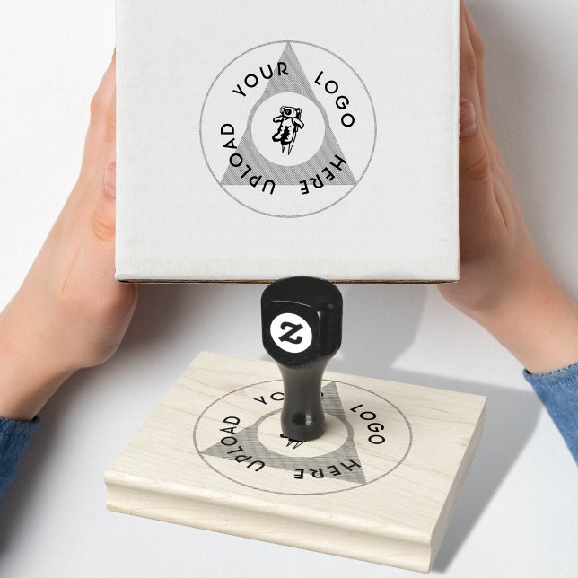 Business Logotyp Rubber Frimärke Stämpel (Large Logo Stamp)