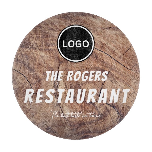 Business Logotyp Rustic Wood Restaurant (Framsidan)