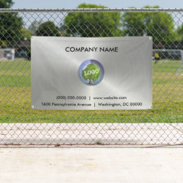 Business Logotyp Silver utomhus