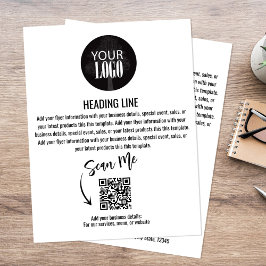 Business Logotyp Simple Minimalist Flyer