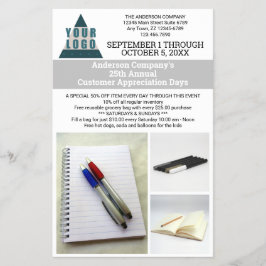 Business Logotyp Simple Modern 3 Photo Advertising Flygblad