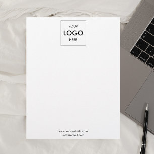 Business Logotyp Simple Professionell Letterhead Brevhuvud