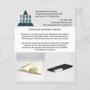 Business Logotyp Skapar ditt eget Marknadsföring 2 Flygblad