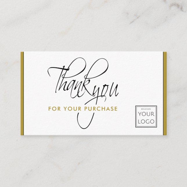 Business Logotyp Tack Coupon Code Company Namn Rabattkort (Framsida)