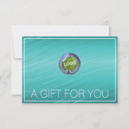 Business Logotyp Teal Gift-certifikat