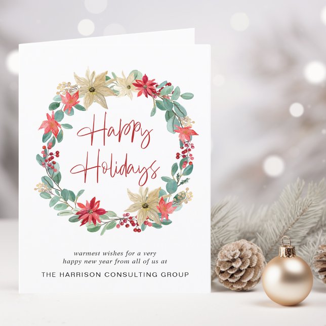 Business Logotyp Wandan Corporate-jul Helgkort (Spread the joy of the season and strengthen business relationships with our elegant holiday card)