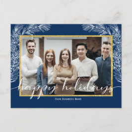 Business Lycklig Helgdag med fotovykort Helg Vykort