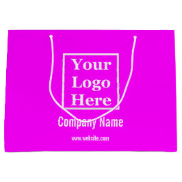 Business Magenta White Company Namn Logotyp-mall