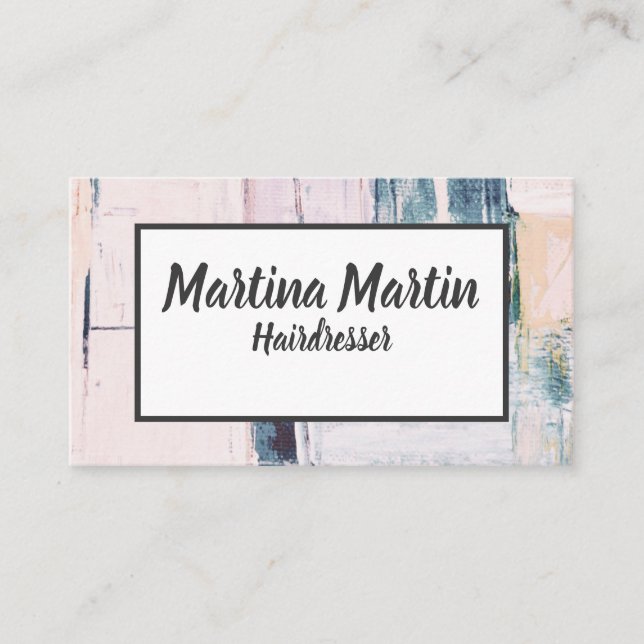 Business Marknadsföring abstrakt Visitkort (Framsida)