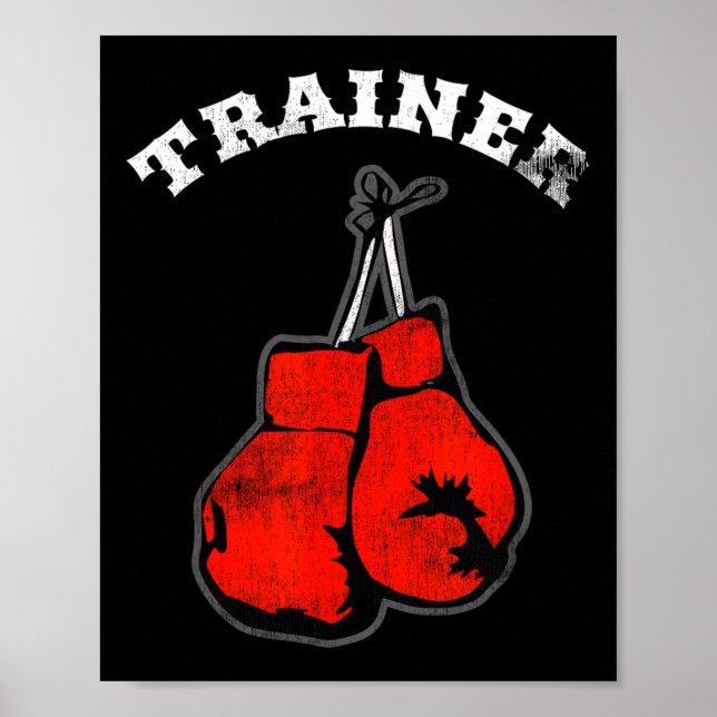 Business Marknadsföring - Boxing Trainer Poster (Framsidan)