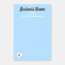 Business Marknadsföring Item personlig Blue Post-it Block