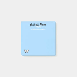 Business Marknadsföring Item personlig blue Post-it Block
