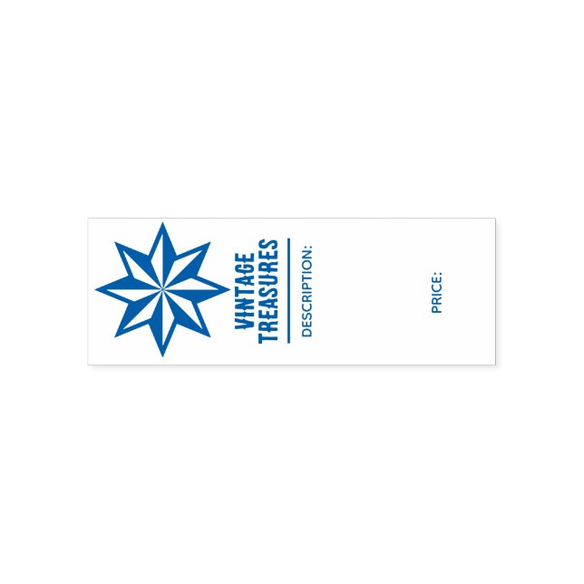 Business Merchandise Logotyp Pris Märkre Självfärgande Stämpel (Design)