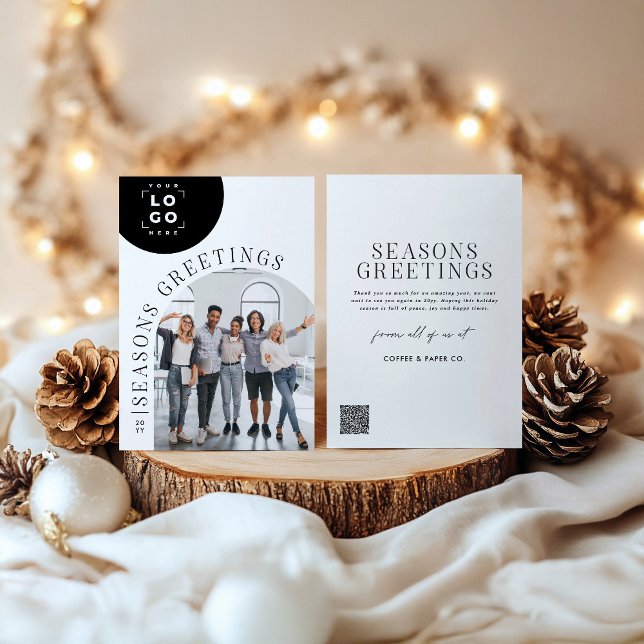 Business Modern Arch Photo jul-Helgdag-kort Julkort (Skapare uppladdad)